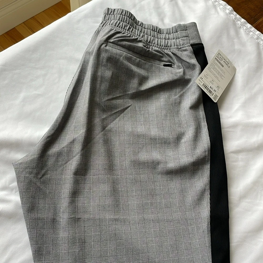 Women’s Athleta Brooklyn Plaid Ankle Pant NWT! - Picture 8 of 9